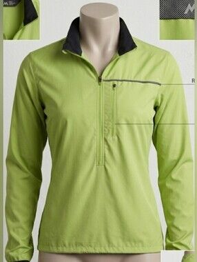 MEC Vintage 90's Women's Moss Green Light Layer Windbreaker Jacket (Sz M) Legacy
